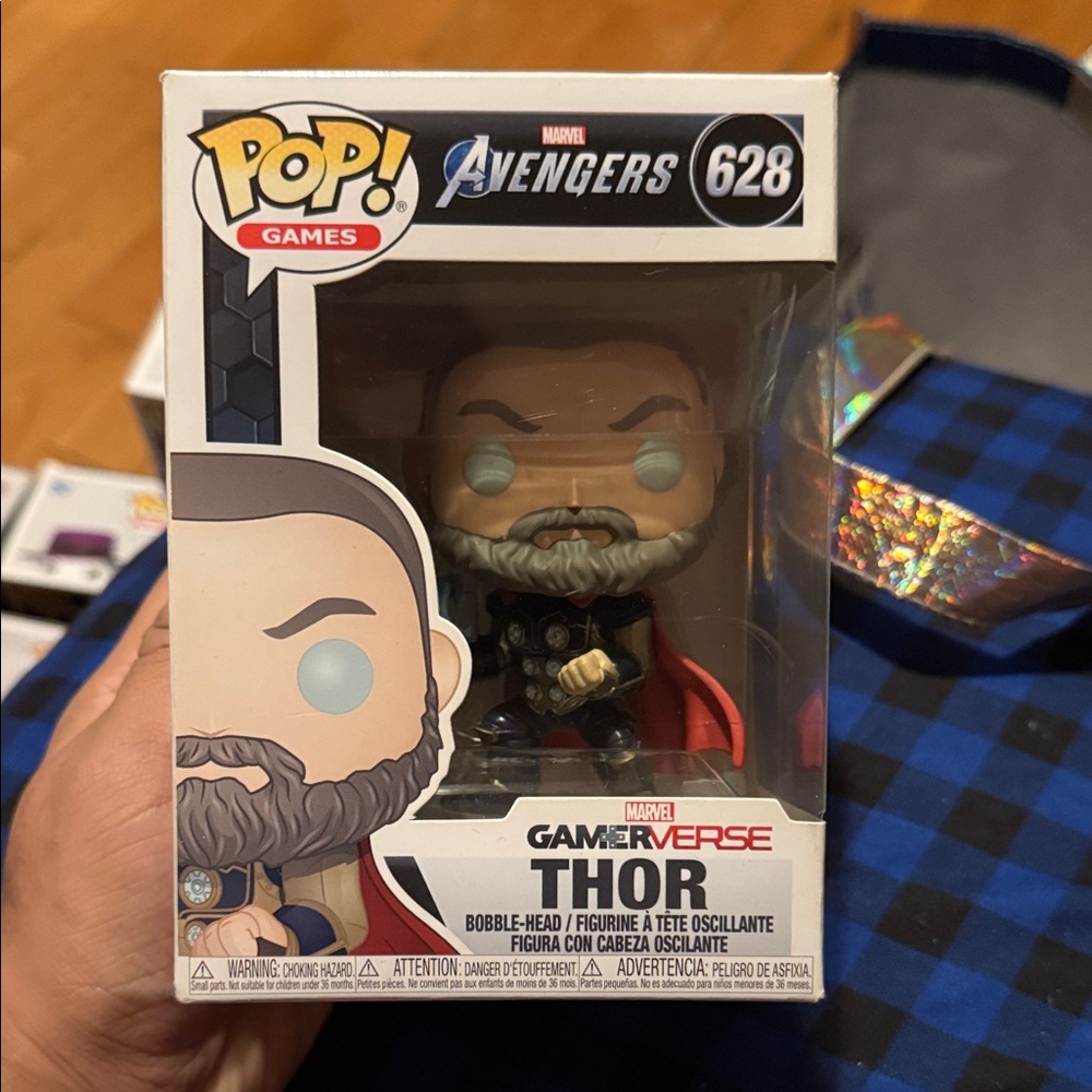 Pop! Games Thor Figure with Red Cape